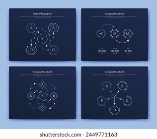 Vector graphics infographics with mobile phone. Template for creating mobile applications, workflow layout, diagram, banner, web design, business reports. Stock vector