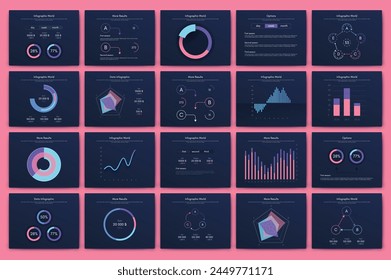 Vector graphics infographics with mobile phone. Template for creating mobile applications, workflow layout, diagram, banner, web design, business reports. Stock vector