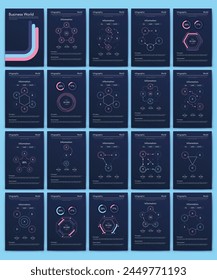 Vector gráficos infografías con el teléfono móvil. Plantilla para crear aplicaciones móviles, diseño de flujo de trabajo, diagrama, Anuncio, Diseño web, informes empresariales. Vector de acciones