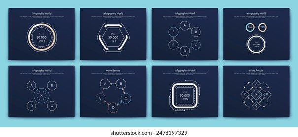 Vector graphics infographics with mobile phone. Template for creating mobile applications, workflow layout, diagram, banner, web design, business reports. Stock vector