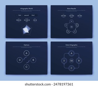 Vector graphics infographics with mobile phone. Template for creating mobile applications, workflow layout, diagram, banner, web design, business reports. Stock vector