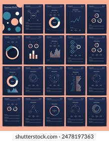 Vector gráficos infografías con el teléfono móvil. Plantilla para crear aplicaciones móviles, diseño de flujo de trabajo, diagrama, Anuncio, Diseño web, informes empresariales. Vector de acciones