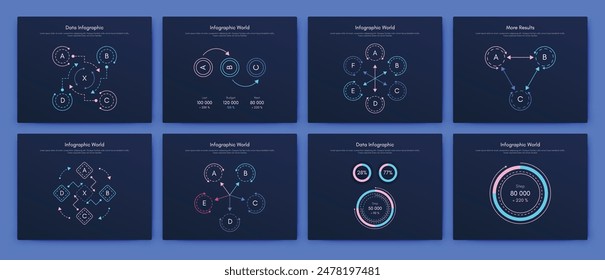 Vector gráficos infografías con el teléfono móvil. Plantilla para crear aplicaciones móviles, diseño de flujo de trabajo, diagrama, Anuncio, Diseño web, informes empresariales. Vector de acciones