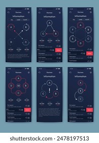 Vector graphics infographics with mobile phone. Template for creating mobile applications, workflow layout, diagram, banner, web design, business reports. Stock vector