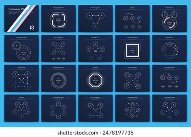 Vector graphics infographics with mobile phone. Template for creating mobile applications, workflow layout, diagram, banner, web design, business reports. Stock vector