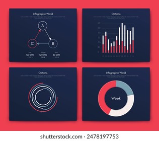 Vector graphics infographics with mobile phone. Template for creating mobile applications, workflow layout, diagram, banner, web design, business reports. Stock vector
