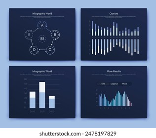 Vector graphics infographics with mobile phone. Template for creating mobile applications, workflow layout, diagram, banner, web design, business reports. Stock vector