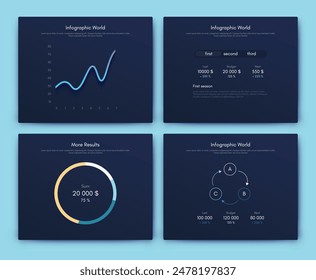 Vector gráficos infografías con el teléfono móvil. Plantilla para crear aplicaciones móviles, diseño de flujo de trabajo, diagrama, Anuncio, Diseño web, informes empresariales. Vector de acciones