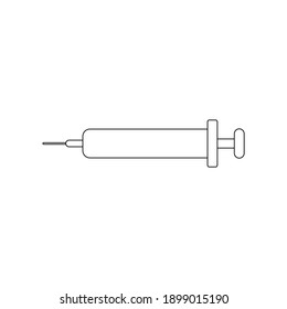 Vector graphics of injection icon