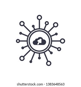 
Vector graphics . Internet technologies cloud storage