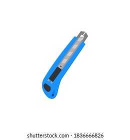 Gráficos vectoriales de un cuchillo, perfectos para símbolos de corte de papel u otros objetos delgados o pequeños