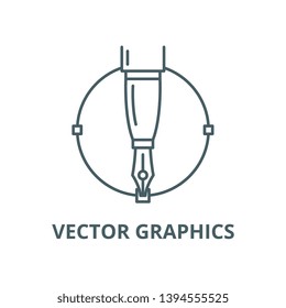 Vector graphics vector line icon, linear concept, outline sign, symbol