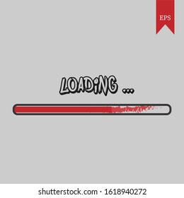 vector graphics loading illustrations, it can be used for icons, web logos, profile icons and even application logos,