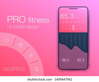 Vector graphics mobile infographics with one option. Template for creating mobile applications, workflow layout, diagram, banner, web design, business reports with 1 step. Stock vector