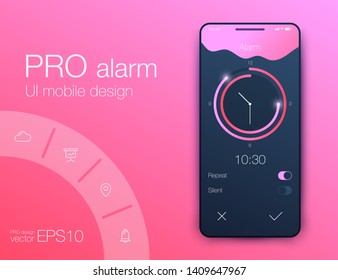 Vector graphics mobile infographics with one option. Template for creating mobile applications, workflow layout, diagram, banner, web design, business reports with 1 step. Stock vector