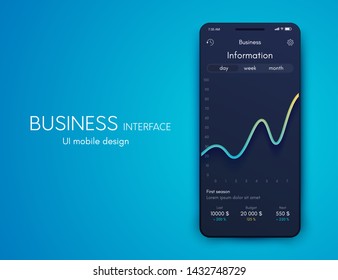 Vector graphics mobile infographics with three options. Template for creating mobile applications, workflow layout, diagram, banner, web design, business reports with 3 steps. Stock vector