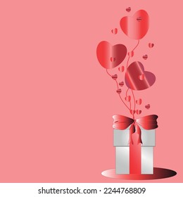 vector graphics on the theme of valentine's day