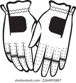 Vector graphics on a white background