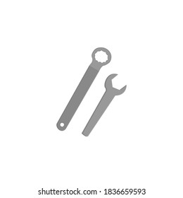 vector graphics of a open end wrench, great for light repair and servicing