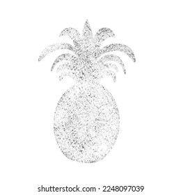 Vector graphics. pineapple pattern. logo