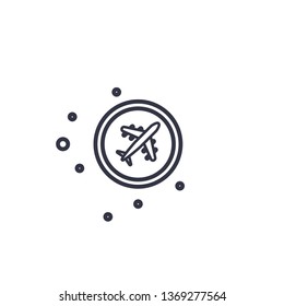 Vector graphics . plane, trip