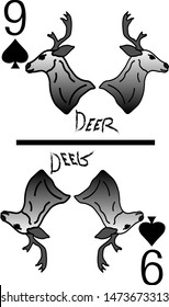 vector graphics playing cards collection .