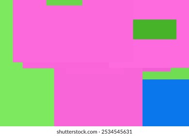 Gráficos vetoriais. Um conjunto de formas angulares de cores contrastantes.