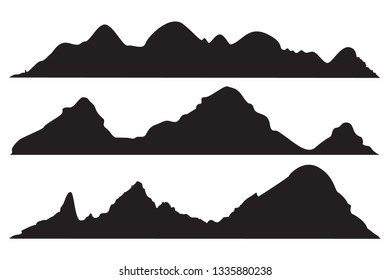 Vector graphics
Set of mountains
Sillooet mountains
illustration