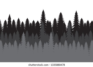 Vector graphics
Set of trees
Sillooet trees wood black
illustration