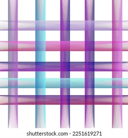 Vector graphics. Simple background. On a white background weave of bright ribbons.