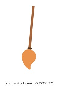 Vector graphics. Simple broom, minimalism