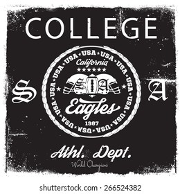 Vector Graphics and typography t-shirt design for apparel