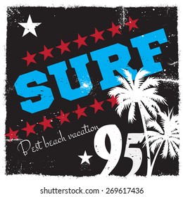 Vector Graphics and typography t-shirt design for apparel