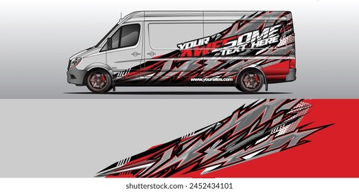 Vektorgrafik-Grafiken für Fahrzeugverpackungen: Fahren Sie Ihre Nachricht nach Hause