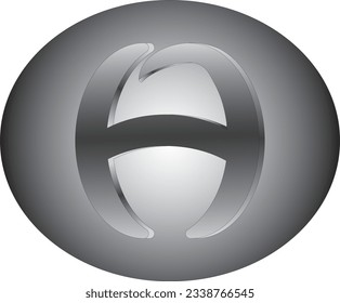 Vector graphics were created as a result of a series of transformations of the circle. by using a gradient, the object's three-dimensional effect was obtained.