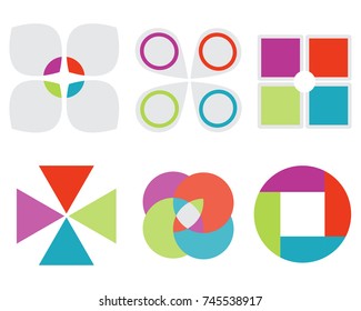Vector, Graphs, charts, graphs, presentations, and charts. A business concept with 6 steps or processes. Abstract background