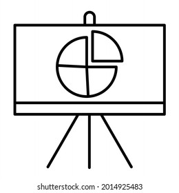Vector Graphs Presentation Outline Icon Design
