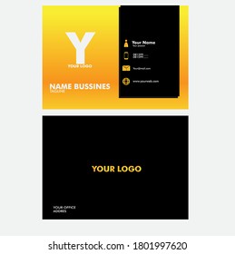 Vector Grapich Of Bussines Card Design Whit Elegan Design Gold , Black And Color Scame .perfect To Use For All Businnes