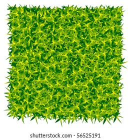 Vector of grass field. ( Top view )