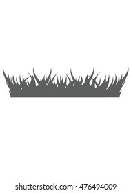 Vector grass ornament