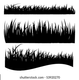 vector grass silhouettes