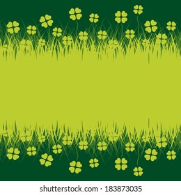 Vector grass with space for your text