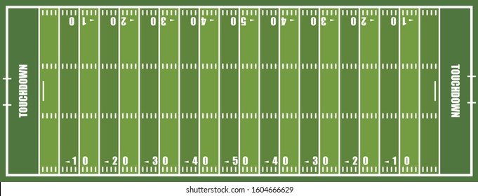 American Football Field Grass Texture Background Stock Illustration ...