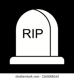 vector grave icon 