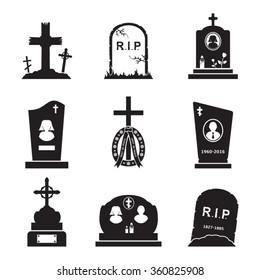 Vector Grave Icons
