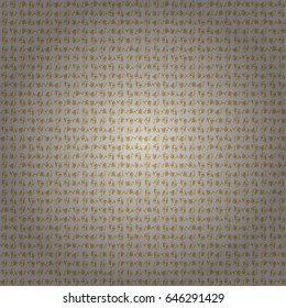Vector gray background with golden elements for your creativity. Seamless luxury gold patern with triangular scales.