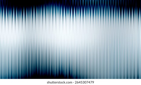 Vector Gray Blurred Glass Gradient background. Vertical Ribbed glass texture. Abstract bg.