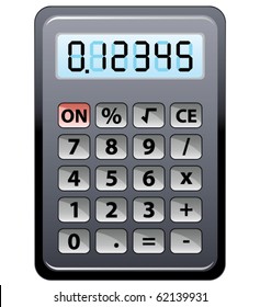 Vector Gray Calculator Stock Vector (Royalty Free) 62139931 | Shutterstock