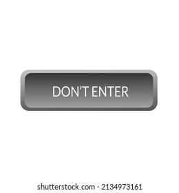 Vector gray color button.Modern button for website