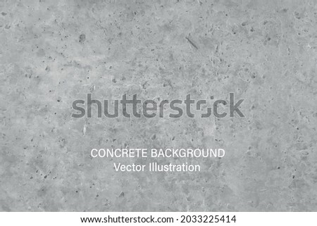 Vector gray concrete texture. Stone wall background.